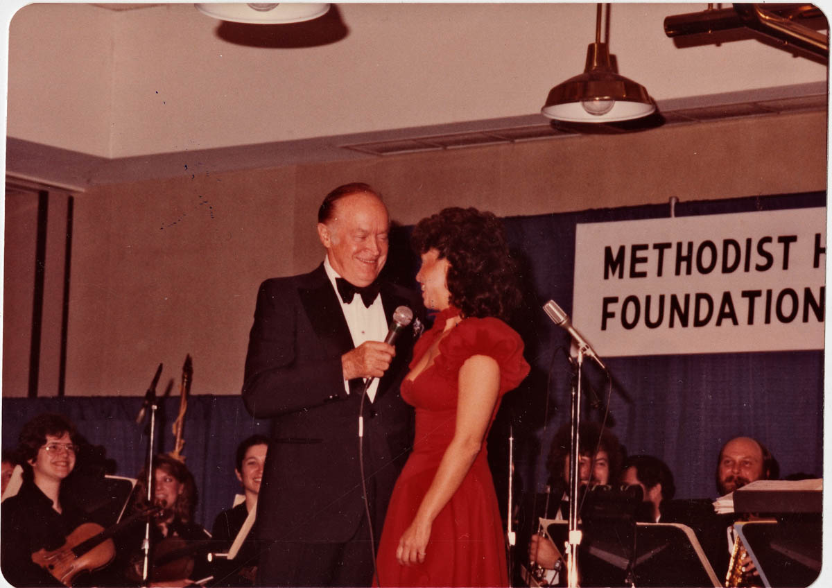 Methodist Hospital Fundraiser with Bob Hope and Hospital Employee